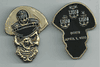  2-1/2" Navy Senior Chief Petty Officer Skull