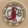 2.5 Diameter COMMAND HARDHAT STICKERS, Naval Mobile Construction Battalion 133