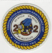 2.5 Diameter  CONSTRUCTION BATTALION MAINTENANCE UNIT 202 OLD