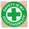 2" Diameter. NAVY SAFETY HARDHAT STICKER