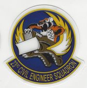 23rd civil engineer squadron command sticker