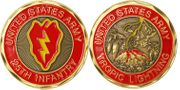25th infantry division coin 