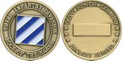 3RD INF DIV CHALLENGE COIN 