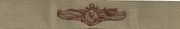 Information dominance warfare, Breast Device, Embroidered in GOLD Thread on TAN fabric