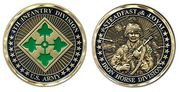 4TH INFANTRY  COIN