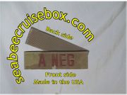 A NEG BLOOD TYPE IN SPICE BROWN ON MULTICAM TAPE With Velcro