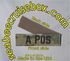 A POS BLOOD TYPE IN BLACK ON MULTICAM TAPE With Velcro A POS BLOOD TYPE IN BLACK ON MULTICAM TAPE With Velcro