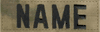 A-TACS FG (Foliage Green) NAME TAPES - 3 Inch Length 