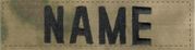 A-TACS FG (Foliage Green) NAME TAPES - 4 Inch Length