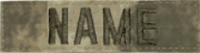 A-TACS NAME TAPES IN  olive drab 1957  Thread - 4 Inch Length 3 TAPE MINIMUM ORDER   