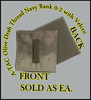 A-TACS NAVY OFFICER RANK 02-LTJG, COYOTE thread with Velcro(r) backing.