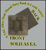 A-TACS NAVY OFFICER RANK 03-LT,  OLIVE DRAB thread with Velcro(r) backing.