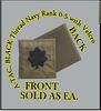 A-TACS NAVY OFFICER RANK 05-CDR, BLACK THREAD with Velcro(r) backing. A-TACS NAVY OFFICER RANK 05-CDR, BLACK THREAD with Velcro(r) backing.
