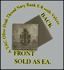 A-TACS NAVY  RANK E-8-SCPO,  OLIVE DRAB thread   with Velcro(r) backing.