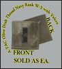 A-TACS NAVY  RANK WO3,   OLIVE DRAB thread  with Velcro(r) backing.
