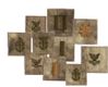 A-TACS RANKS - OLIVE DRAB THREAD SCHEME Velcro(r) backing. IN OLIVE DRAB 