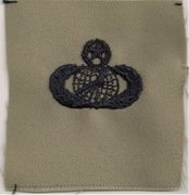 ABU Acquisition & Financial Management MASTER Embroidered Qualification badge