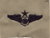 ABU AIR BATTLE MANAGER SENIOR Embroidered Qualification badge ABU AIR BATTLE MANAGER SENIOR Embroidered Qualification badge