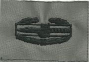 ABU ARMY COMBAT ACTION BADGE Embroidered Qualification badge