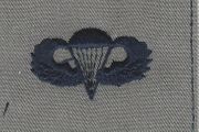 ABU PARACHUTIST BASIC Embroidered Qualification badge