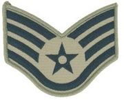 ABU RANK INSIGNIAS E5 Staff Sergeant (Large) SOLD IN PAIR
