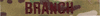 Airforce MultiCam branch tapes with spice brown letters for MultiCam uniforms