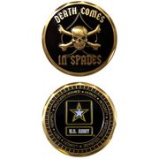 ARMY DEATH SPADE coin