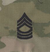 ARMY EMBROIDERED OCP SEW ON RANK INSIGNIA: MASTER SERGEANT
