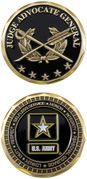 ARMY JAG coin