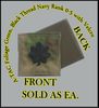 ATACS FOLIAGE GREEN USN RANK CDR (05) in black thread with Velcro(r) backing