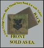 ATACS FOLIAGE GREEN USN RANK E6 in black thread with Velcro(r) backing