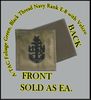 ATACS FOLIAGE GREEN USN RANK E8 in black thread with Velcro(r) backing