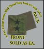 ATACS FOLIAGE GREEN USN RANK RADM (08) in black thread with Velcro(r) backing