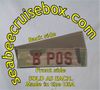 B POS BLOOD TYPE IN SPICE BROWN ON MULTICAM TAPE With Velcro