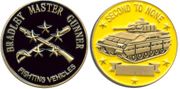 BRADLEY MASTER GUNNER Challenge Coin