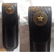 C.O.P. for TDCJ gas holder with Large Texas Gold color concho. 
