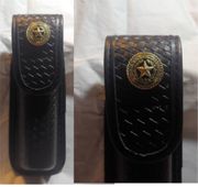 C.O.P. for TDCJ gas holder with Small Texas Silver.color concho. 