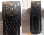 C O P for TDCJ gas holder with Large Texas silver.color concho. 