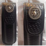 C.O.P. for TDCJ gas holder with USMC Silver color concho. 