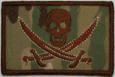 CALICO JACK FLAGS  2 X 3 INCH on MULTICAM WITH VELCRO
