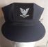 Cap Device 3rd Class Petty Officer E-4 Navy Embroidered Silver on Black