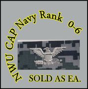  Cap Device embroidered   Captain 0-6 , New Navy Digital