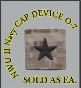 Cap Device embroidered, DIG-DESERT, RADML REAR ADMIRAL LOWER New Navy Digital