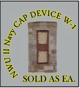Cap Device embroidered, DIG-DESERT, WO1 WARRANT OFFICER New Navy Digital