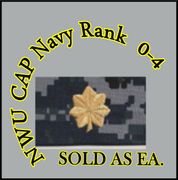  Cap Device embroidered  LCDR 0-4, New Navy Digital
