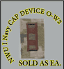 Cap Device embroidered, WOODLAND DIGITAL, DIG-DESERT, WO2 WARRANT OFFICER, New Navy Digital