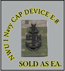 Cap Device embroidered, WOODLAND DIGITAL, E8 SENIOR CHIEF PETTY OFFICER, New Navy Digital