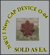Cap Device embroidered, WOODLAND DIGITAL, LTCDR LIEUTENANT COMMANDER, New Navy Digital