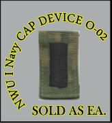 Cap Device embroidered, WOODLAND DIGITAL, LTJG LIEUTENANT JUNIOR GRADE New Navy Digital