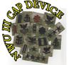 Cap Device embroidered WOODLAND DIGITAL, NAVY DIGITAL type III for Rank 8 point